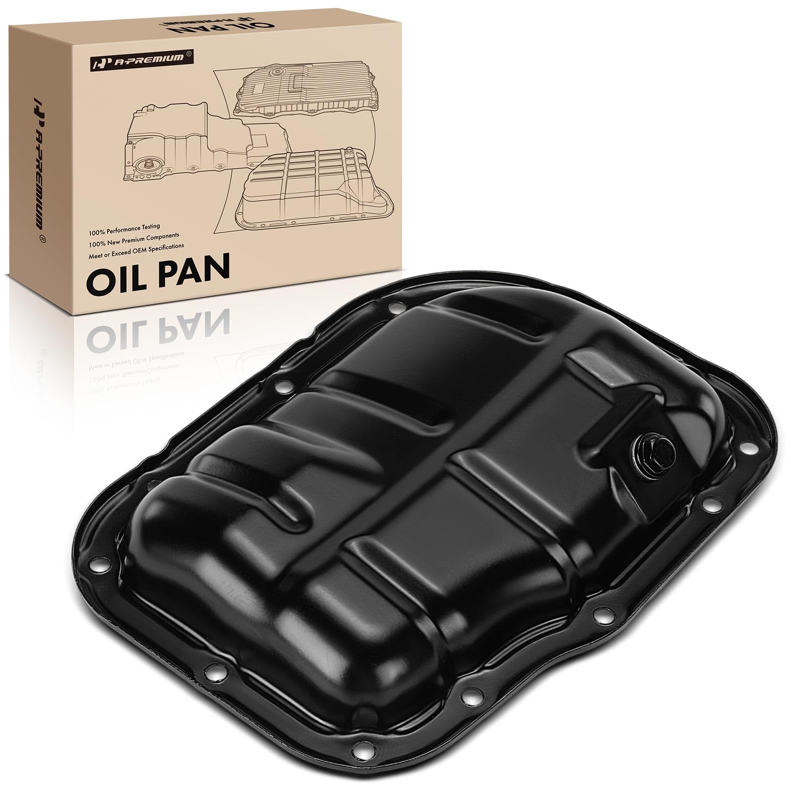 A-Premium pan sump for Scion xD highlighting durable steel construction.