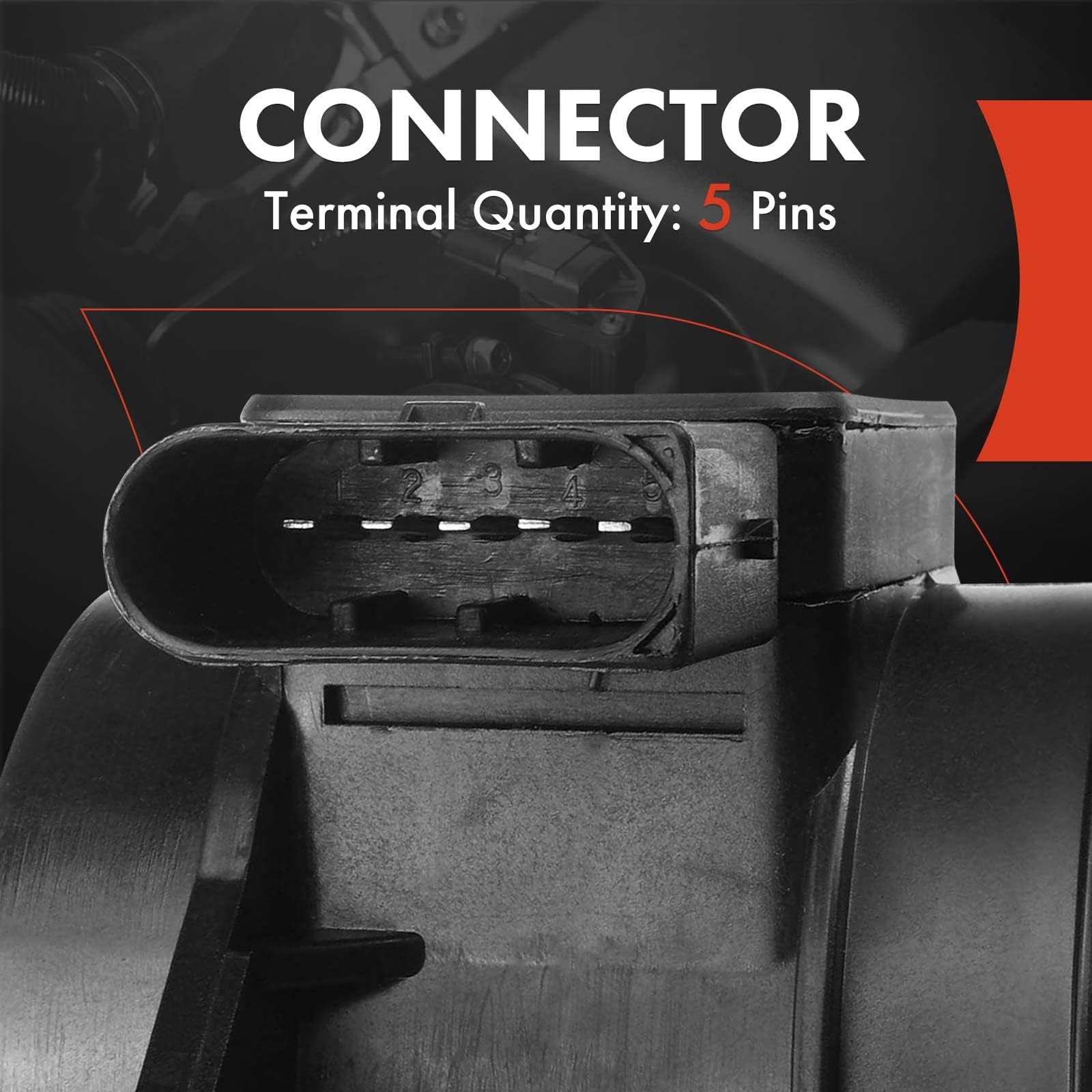 A-Premium MAF sensor for Tiburon enables smooth acceleration via accurate air measurement.