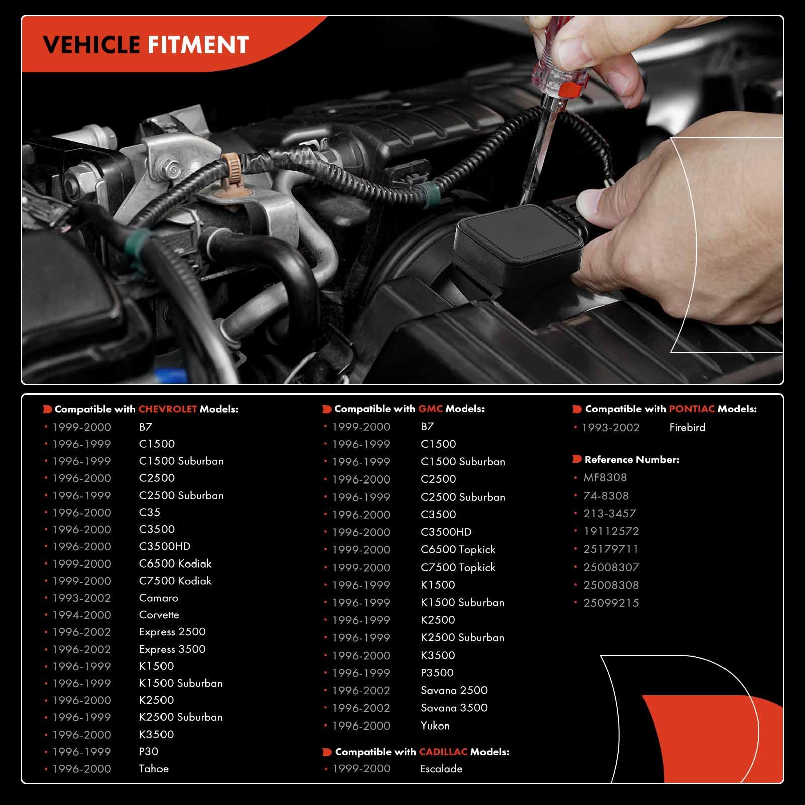 A-Premium MAF sensor suitable for Chevy Suburban 96-99 fitment