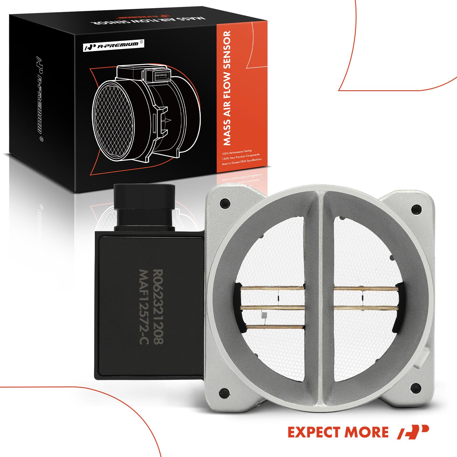 A-Premium MAF sensor housing with aluminum durability
