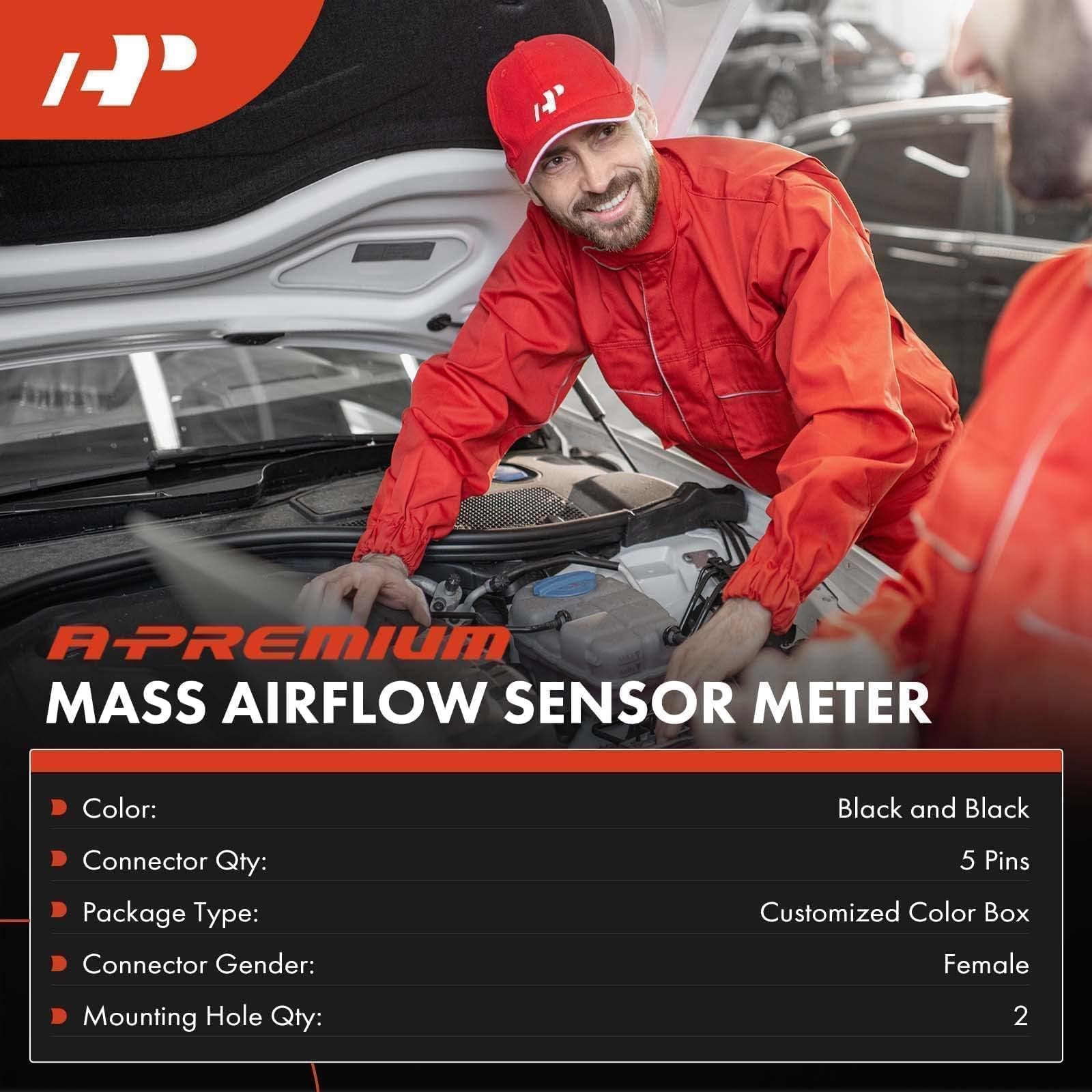 A-Premium MAF sensor for Infiniti G35/G37 3.5L aligns intake readings