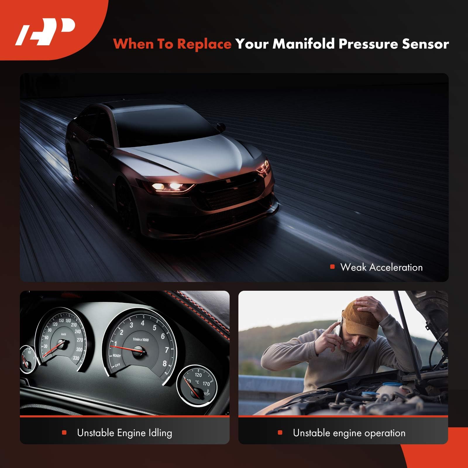 A-Premium MAP packaging branding signals quality and proper GM model fit.