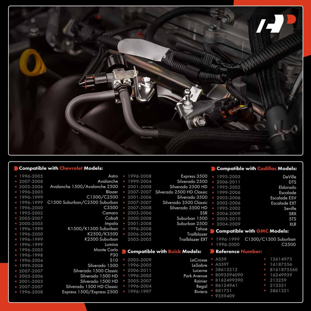 A-Premium MAP sensor under-hood installation simplifies GM truck retrofits.