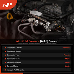 A-Premium MAP sensor vehicle fitment list highlighting broad GM compatibility