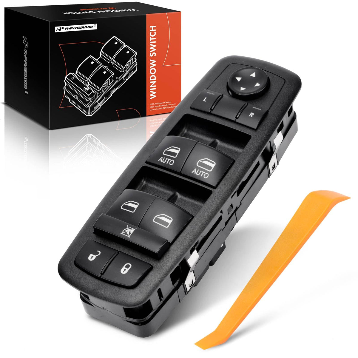 A-Premium master power window switch for Chrysler 300 front-left, precise control for daily driving.