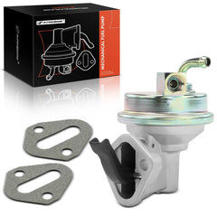 A-Premium mechanical fuel pump front view with gasket for Chevy and GMC compatibility