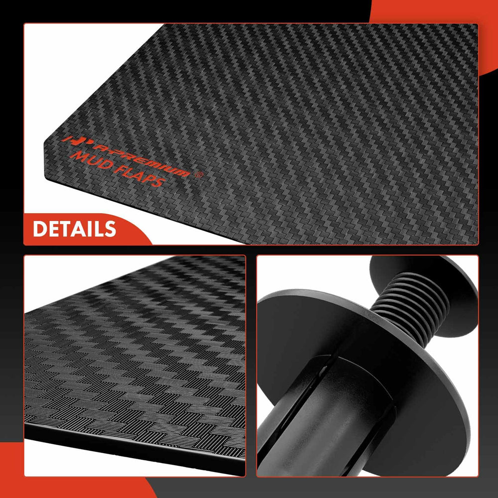 A-Premium mud flaps protect paintwork by blocking debris during daily drives.