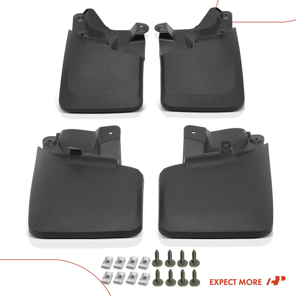 A-Premium Tacoma mud flaps protect paint from road debris on dusty highways.