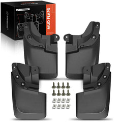 A-Premium mud flaps front-left for Toyota Tacoma protect the lower body from spray and debris.