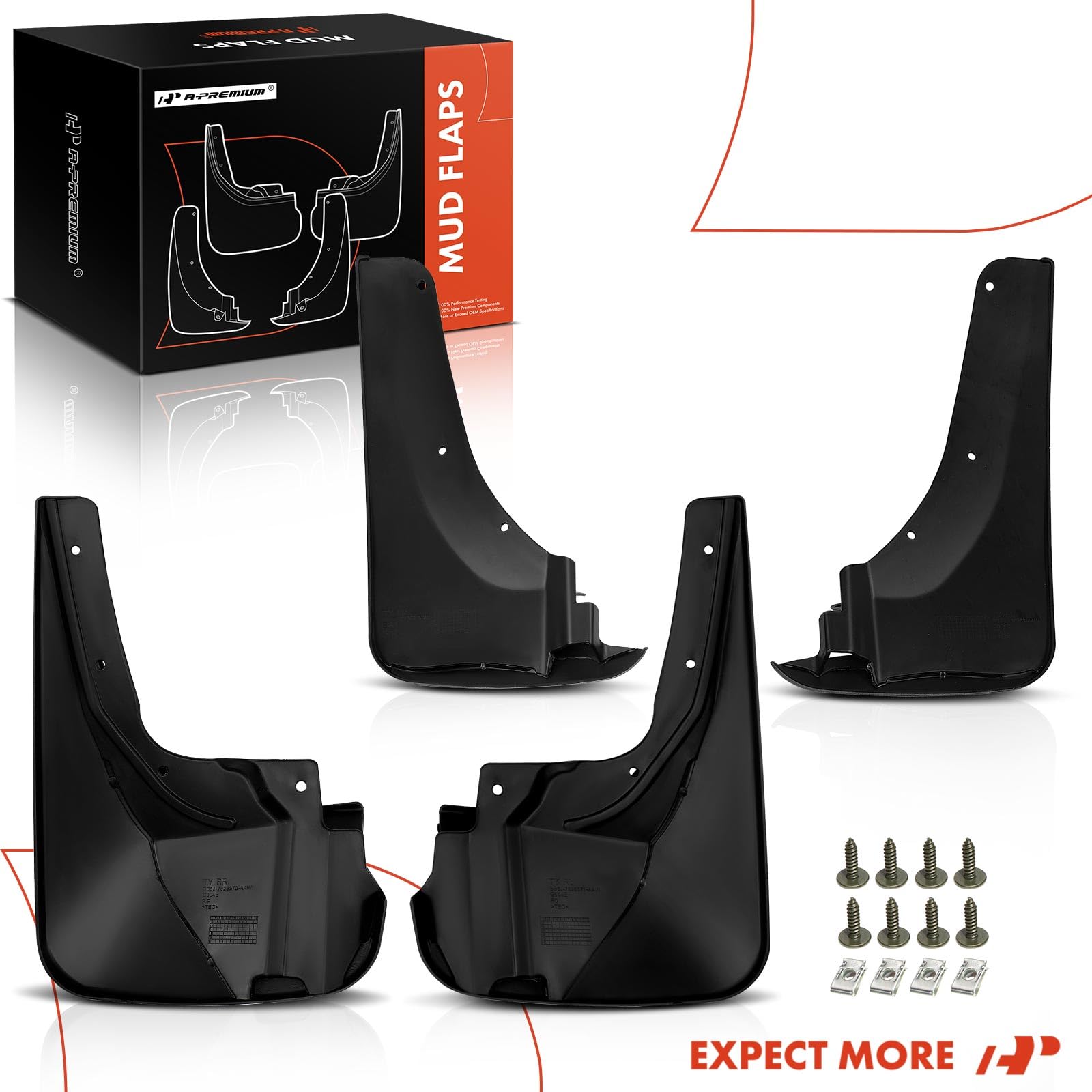 A-Premium mud flaps warranty provides 1-year unlimited mileage coverage