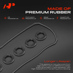 A-Premium NBR spark plug tube seals closeup ensuring oil resistance under heat.