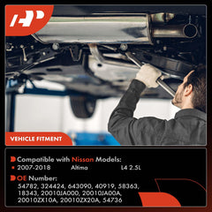 A-Premium Nissan Altima rear cat converter compatible with 2007–2018 models.