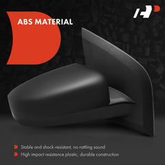 A-Premium Nissan Sentra mirror in black finish withstands daily use