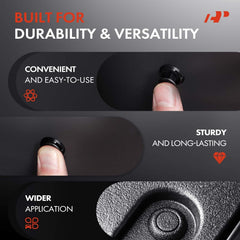 A-Premium nylon clip closeup emphasizing heat and vibration resistance.