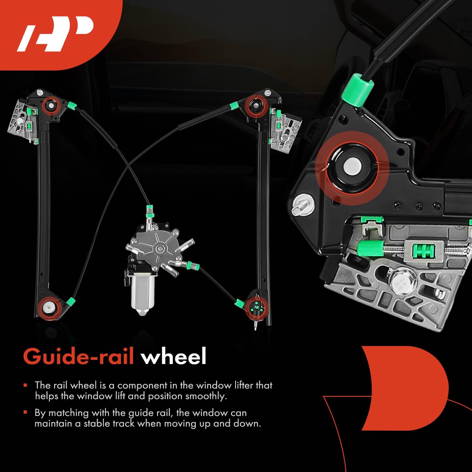 OE-replacement A-Premium regulator delivers durable operation for daily driving.