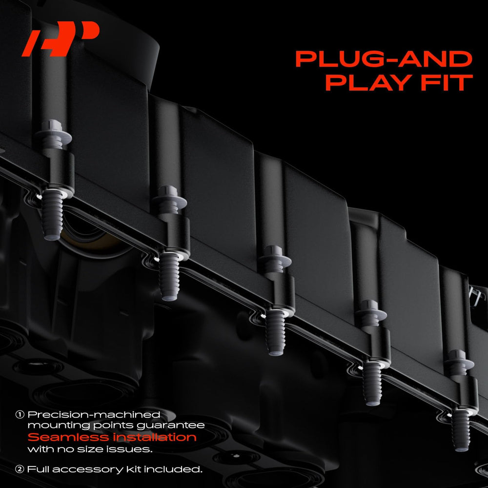 APremium oil filler cap included, simplifying top-up and reducing cap loss risk.
