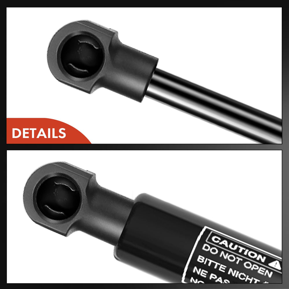 APremium 1-year unlimited mileage warranty on lift supports.