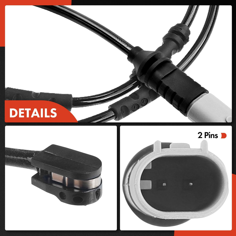 A-Premium packaging box with two brake wear sensors.