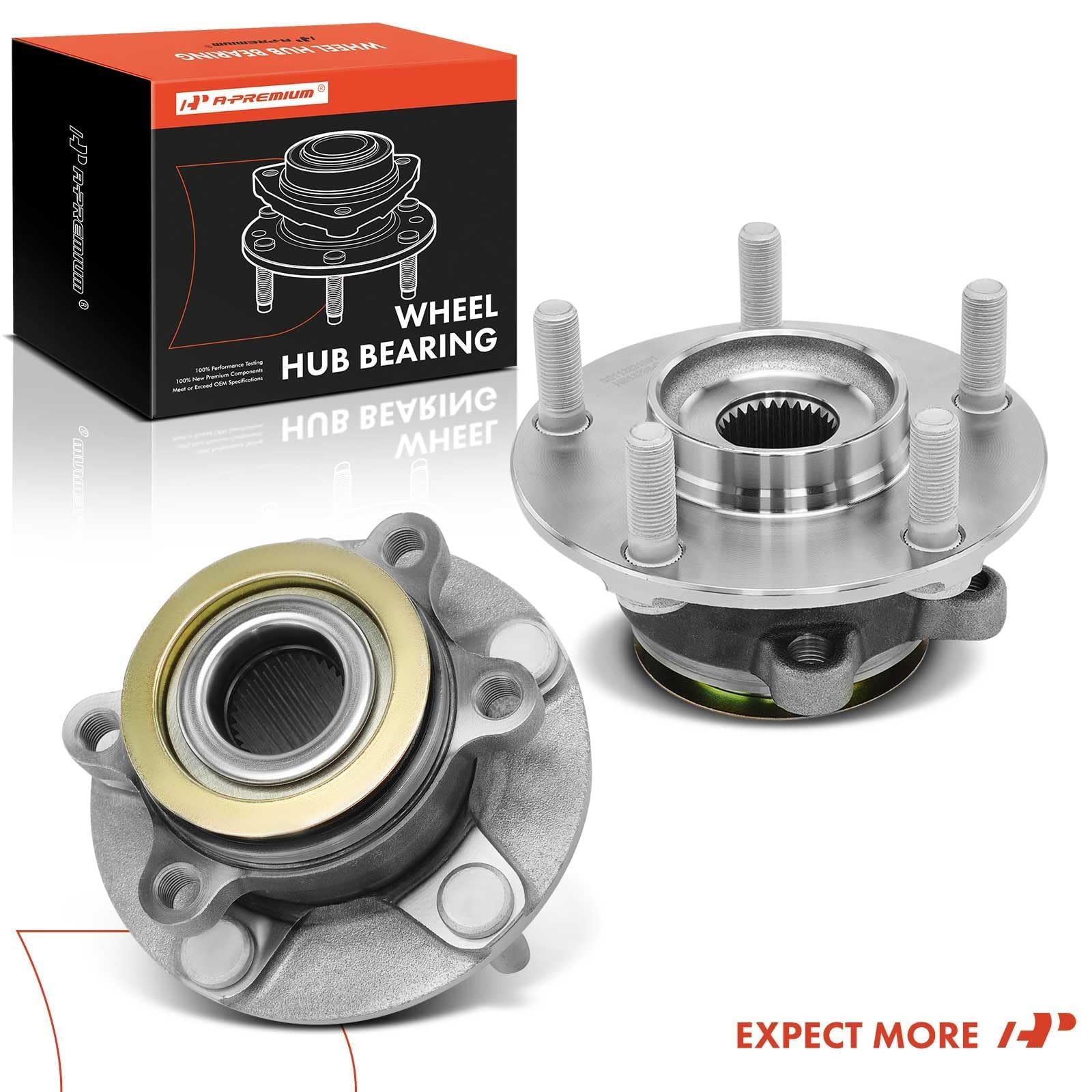 A-Premium packaging protects the hub assembly during transit.