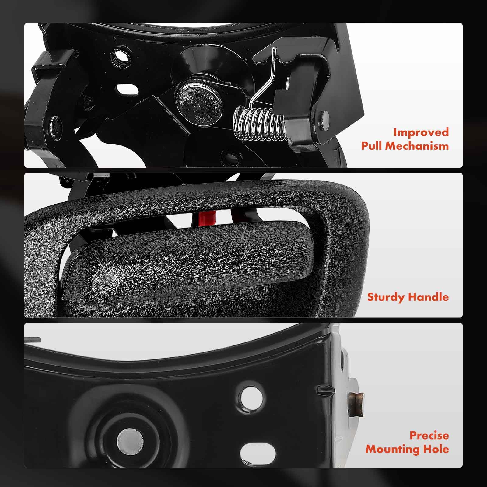 A-Premium paintable tailgate handle allows color-matching to your truck.