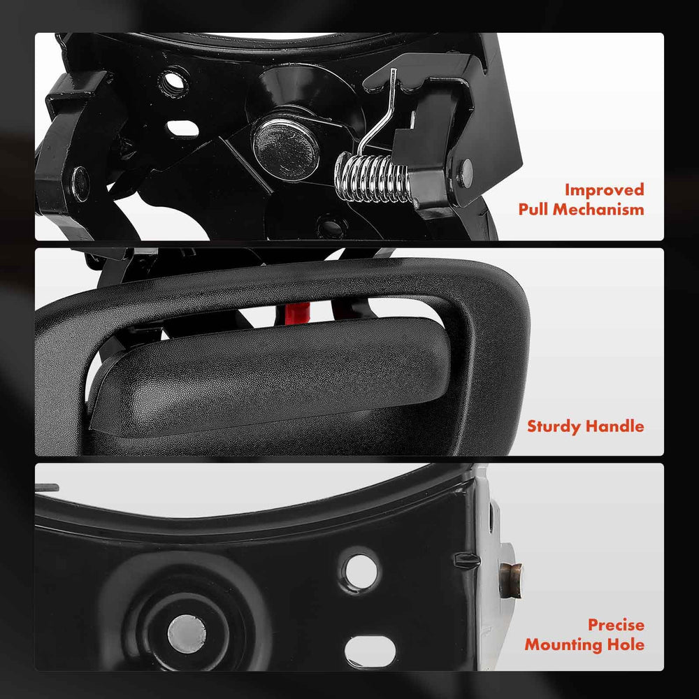 A-Premium paintable tailgate handle allows color-matching to your truck.
