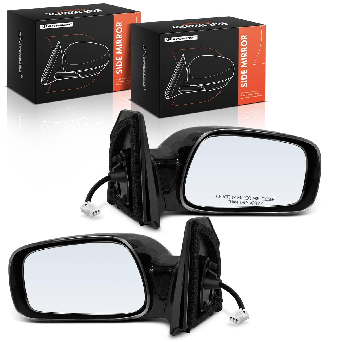 A-Premium driver-side mirror assembly for Toyota Corolla improves visibility.
