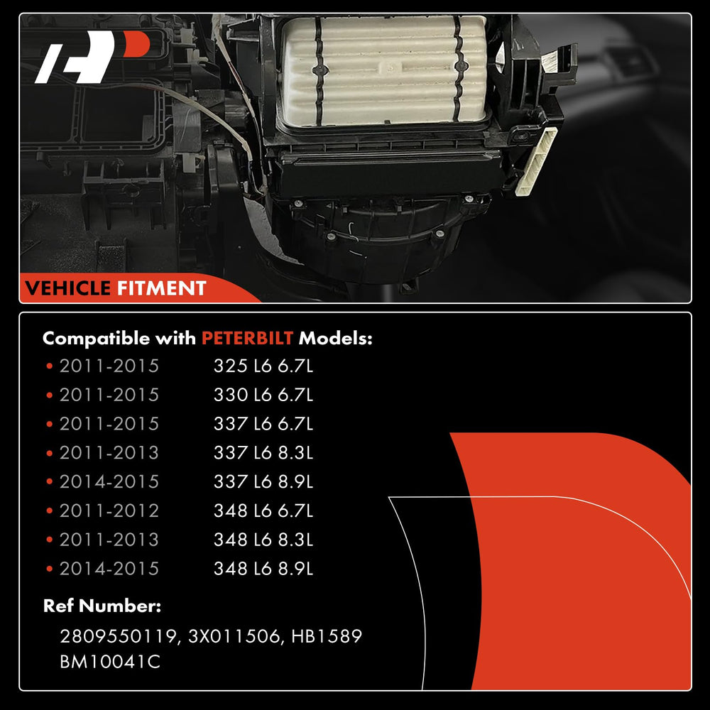 A-Premium Peterbilt blower motor metal housing built to OE specs