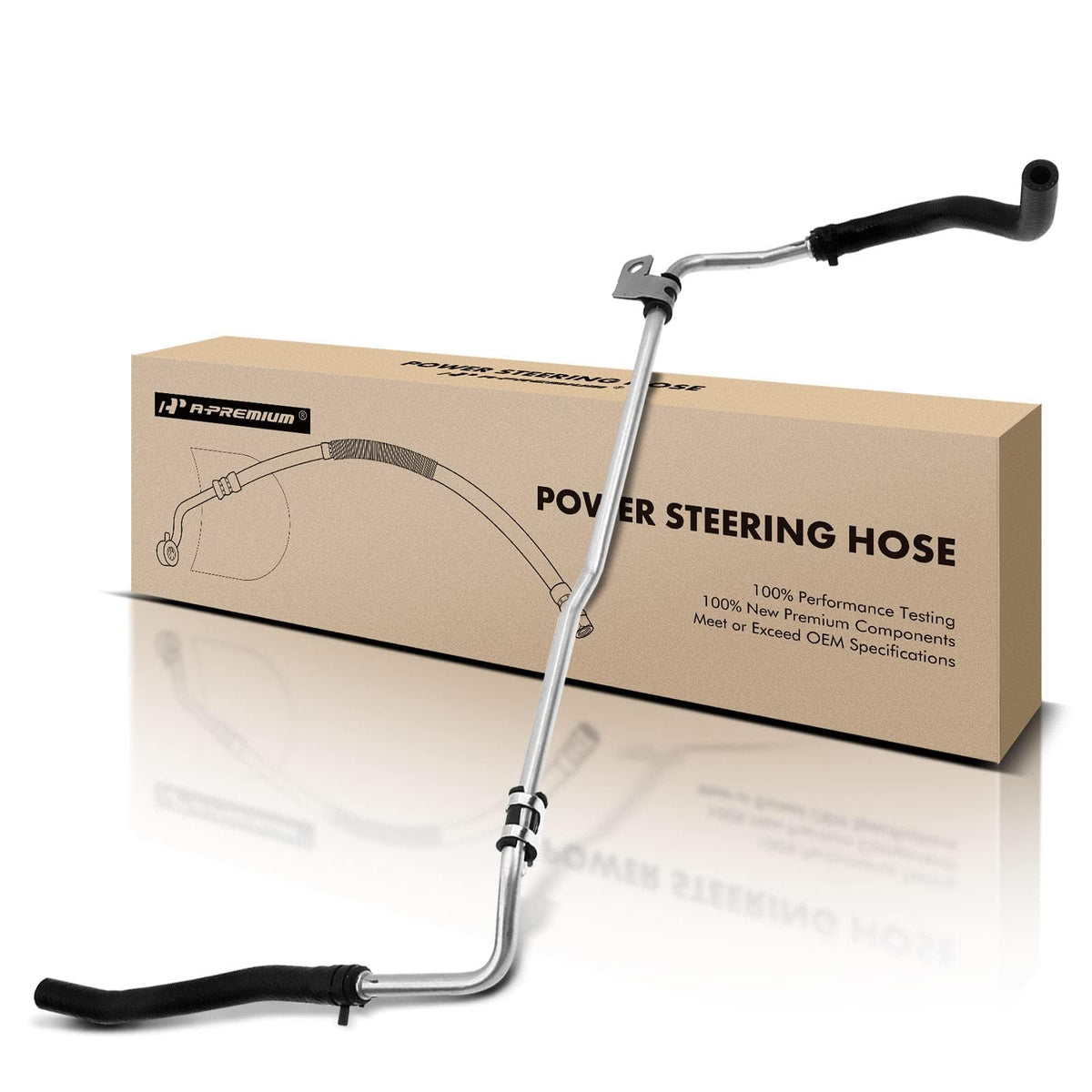 A-Premium power steering return hose to reservoir assembly for leak-free operation