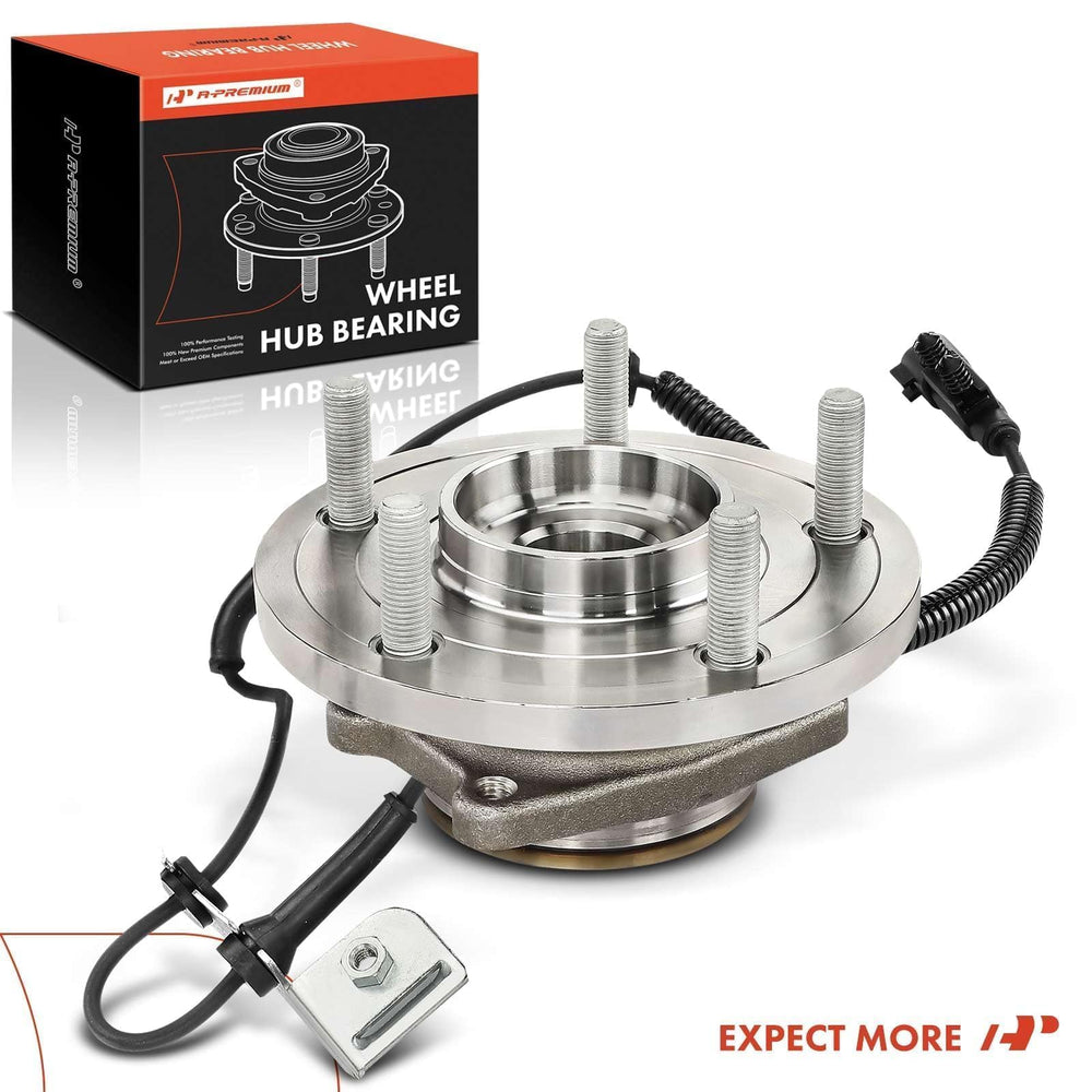 A-Premium pre-greased hub assembly saves time and reduces wear