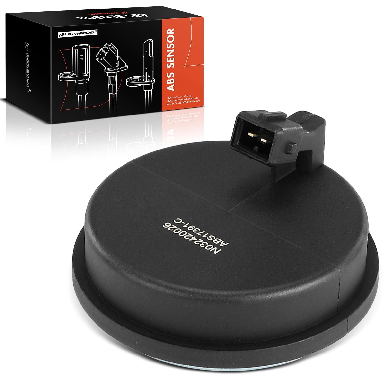 A-Premium rear ABS wheel speed sensor for Sorento rear-left; promotes accurate braking data.
