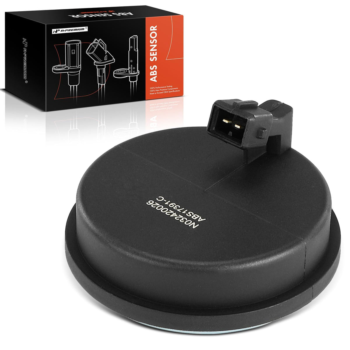 A-Premium rear ABS wheel speed sensor for Sorento rear-left; promotes accurate braking data.