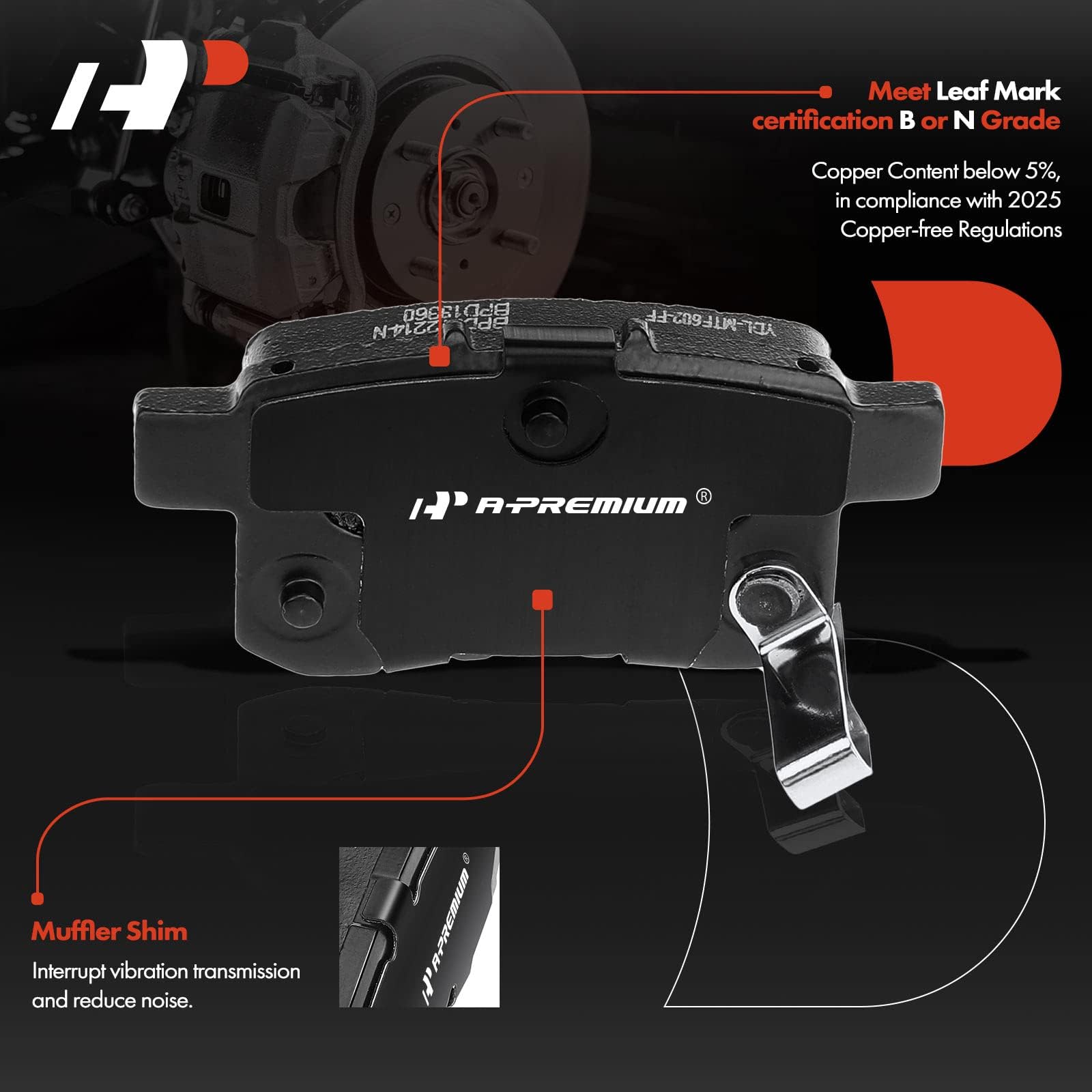 Rear kit for Honda Accord and Acura TSX compatibility.