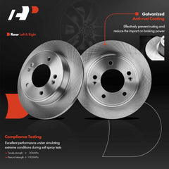 A-Premium rear rotor for Elantra 2017-2020 right side boosts stopping power with low-dust performance.