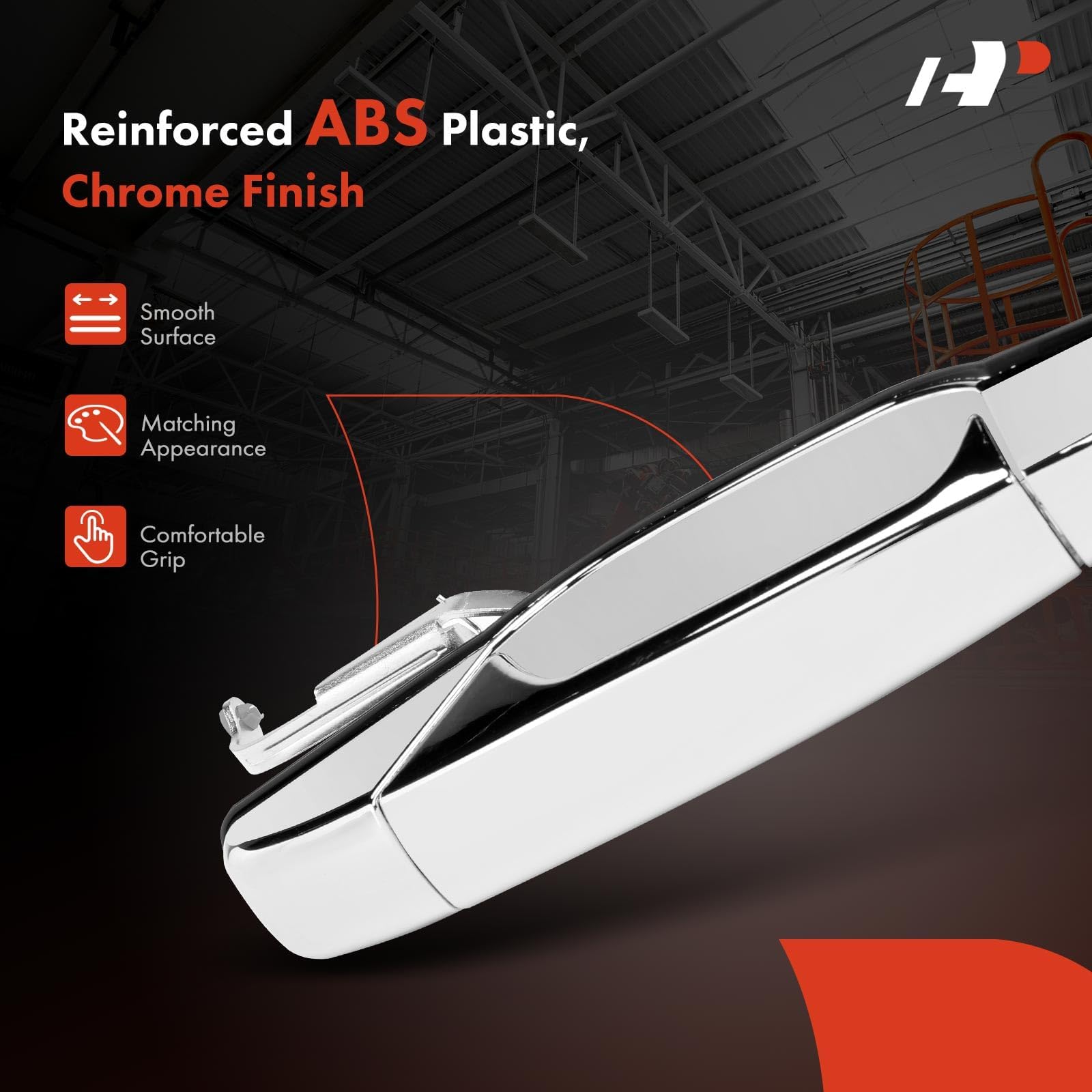A-Premium rear door handle installation setup illustrates easy replacement.
