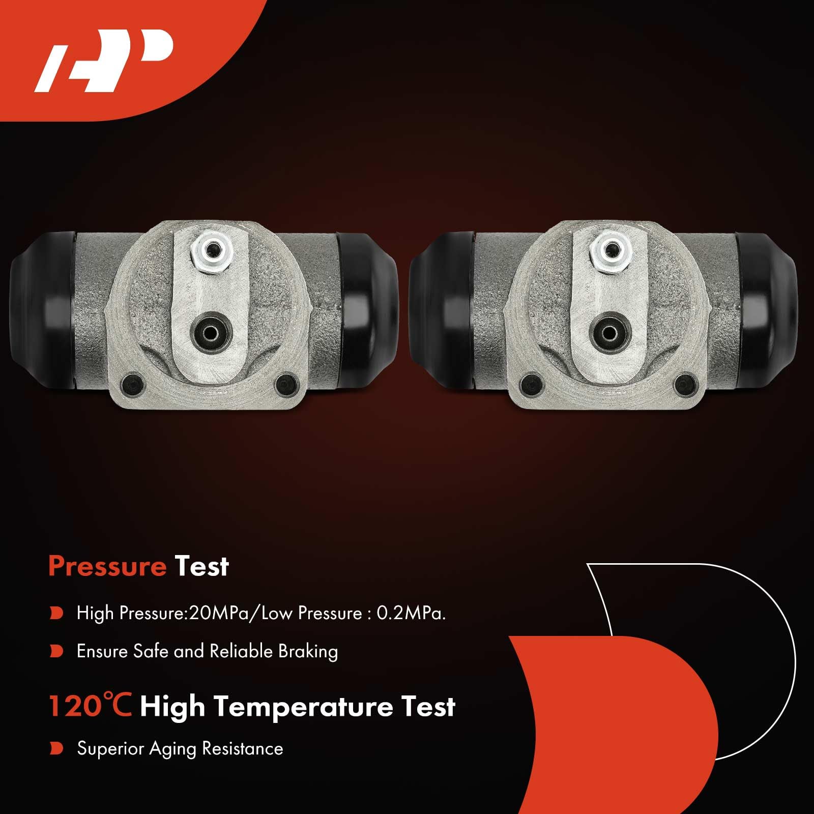 A-Premium 3/8-24 inlet thread ensures secure fit with compatible brake lines