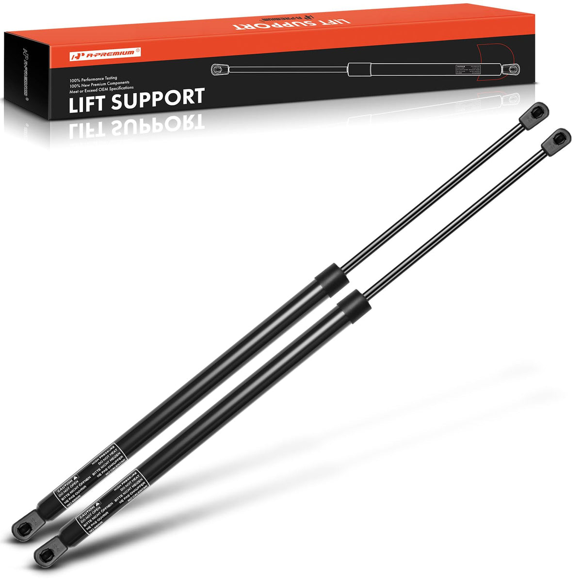 A-Premium rear hatch liftgate struts installed on a Cadillac Escalade for smoother tailgate action