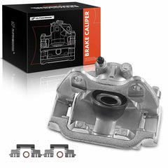 A-Premium rear left caliper assembly with bracket ready for installation