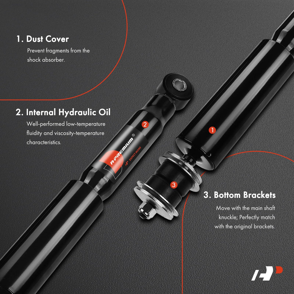 A-Premium rear-left shock assembly for Chevrolet Silverado 2500 improves handling