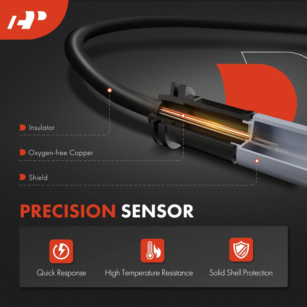 A-Premium rear-right brake wear sensor designed for quick replacement.