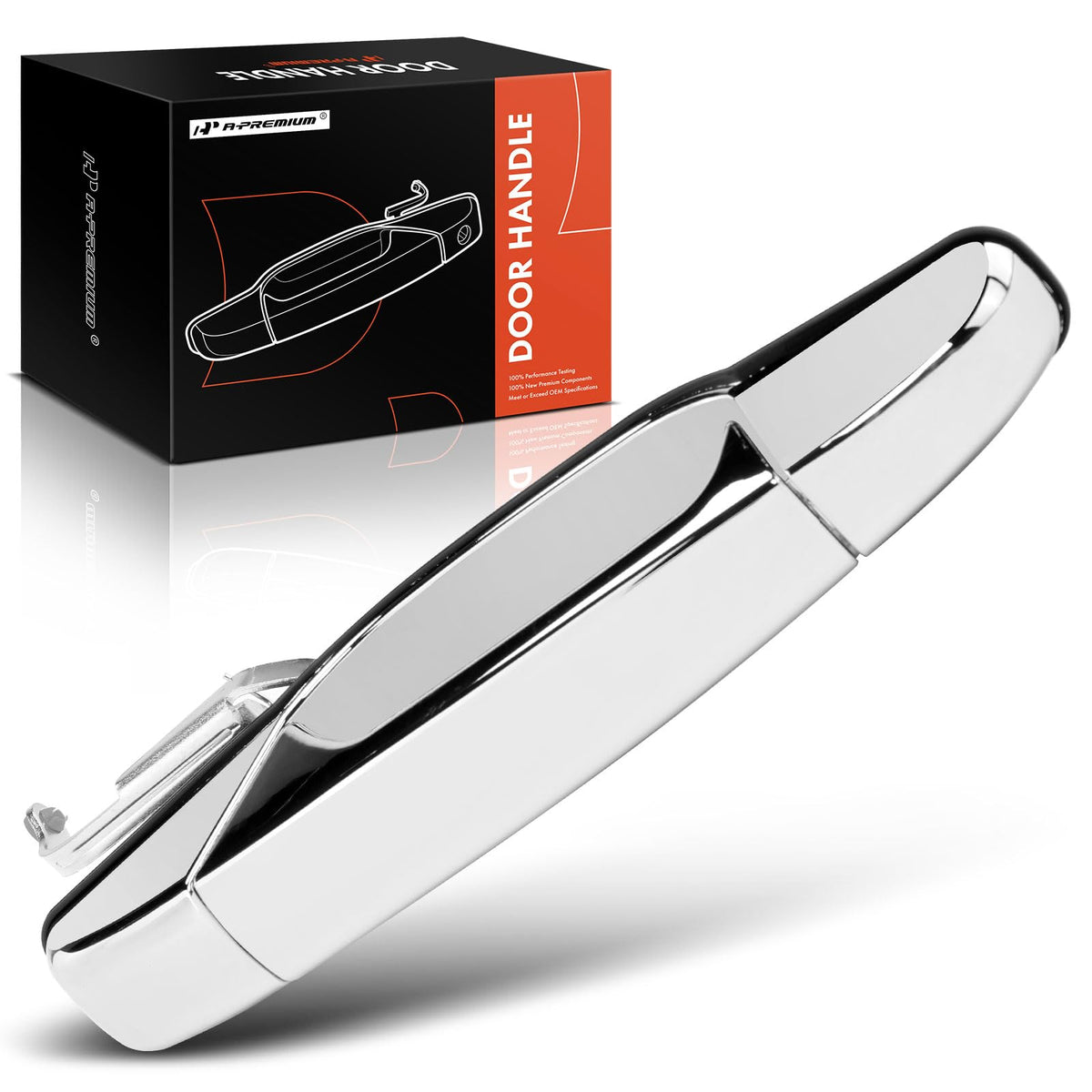 A-Premium chrome rear right door handle for Chevy, GMC and Cadillac, durable exterior upgrade.