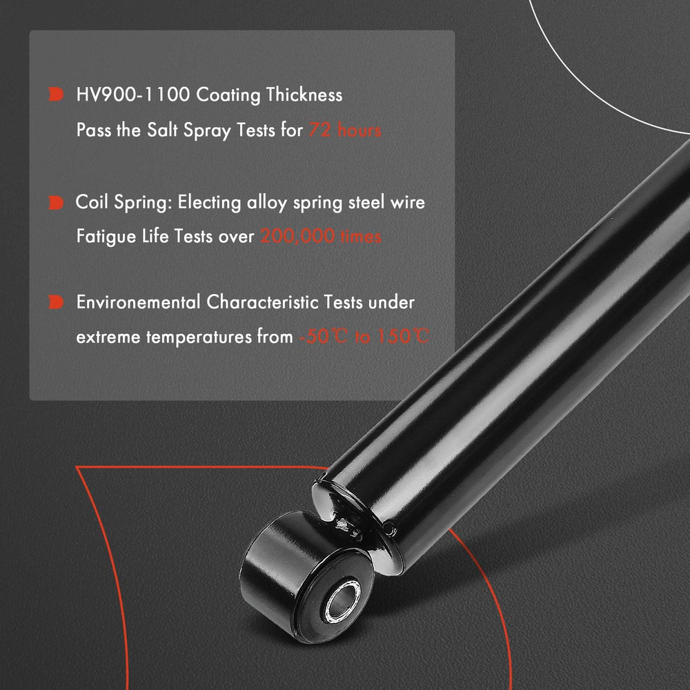 APremium rear shocks for Dodge Ram 1500 deliver dependable damping for daily commutes