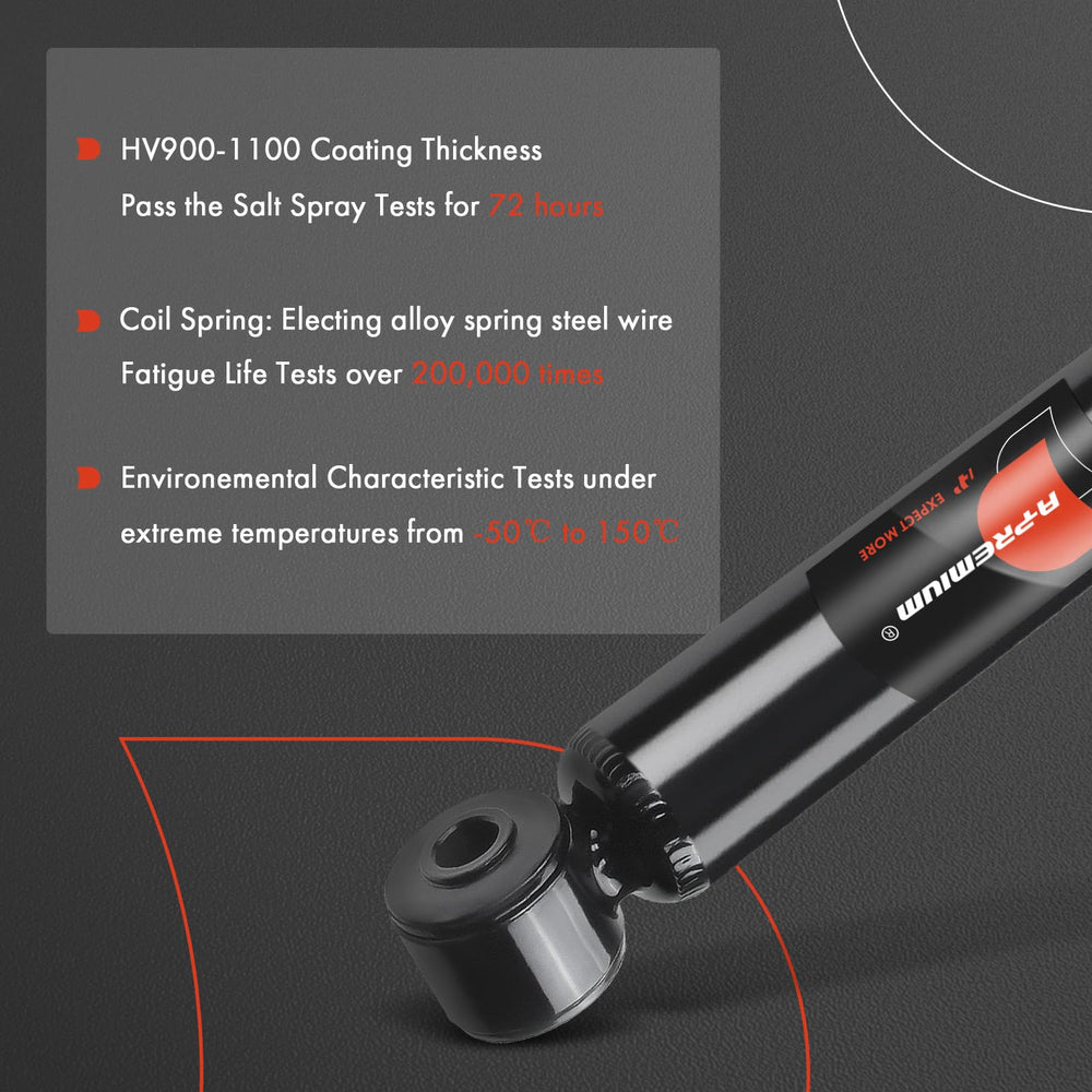 A-Premium rear suspension hardware close-up