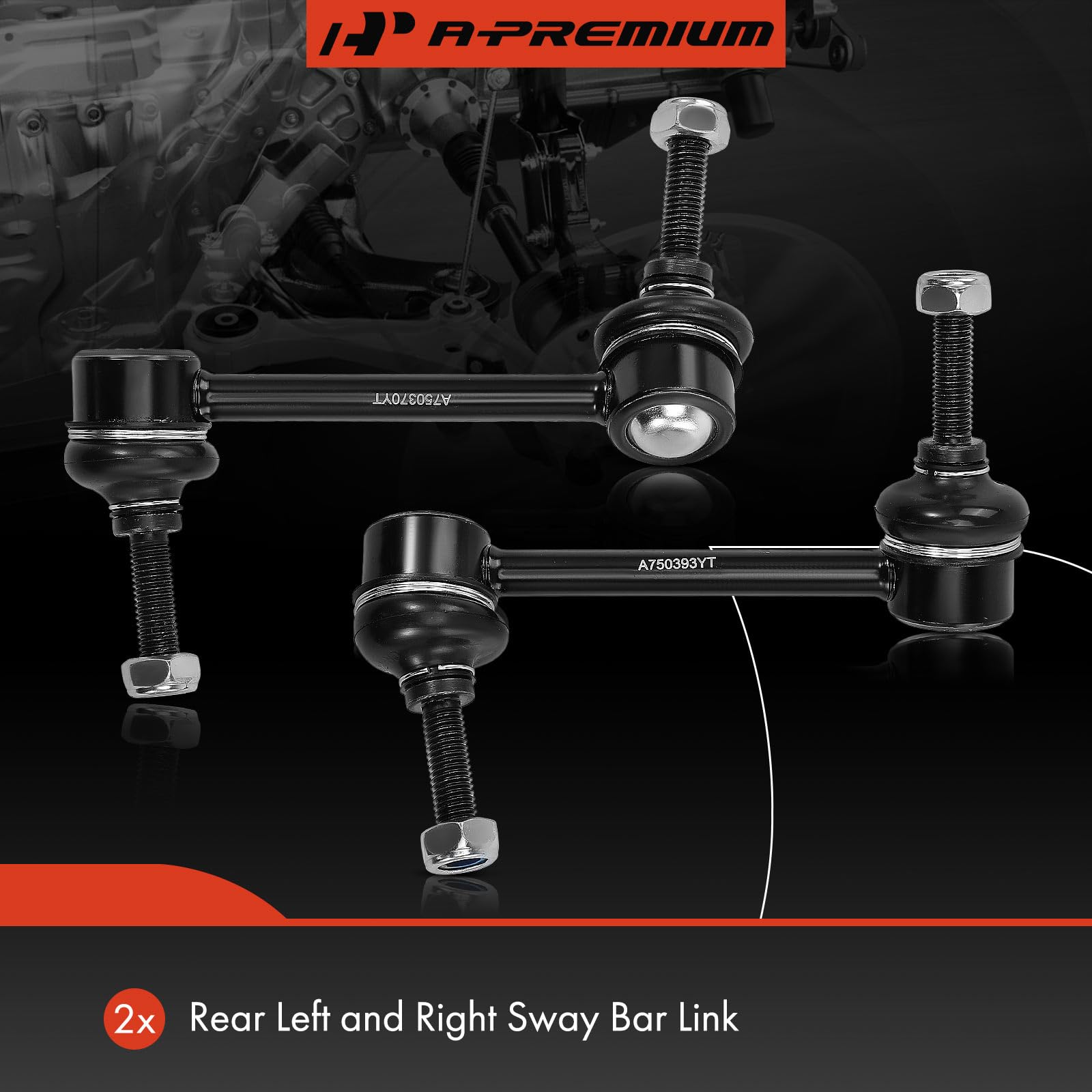 A-Premium rear sway bar links right-side kit enhances steering response
