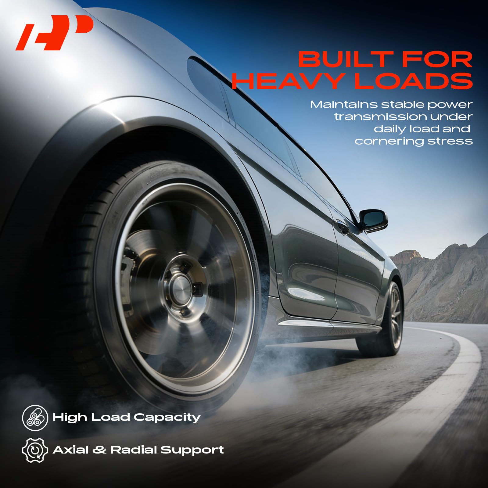 A-Premium Ford Fusion rear hub left side, smooth rotor alignment.