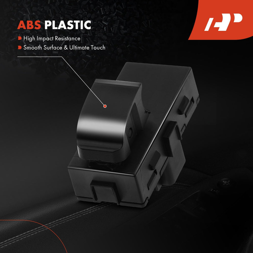 A-Premium rear-window switch assembly visual demonstrates precise alignment.