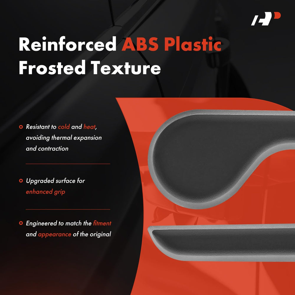 Installed passenger side recliner handle from A-Premium, black finish