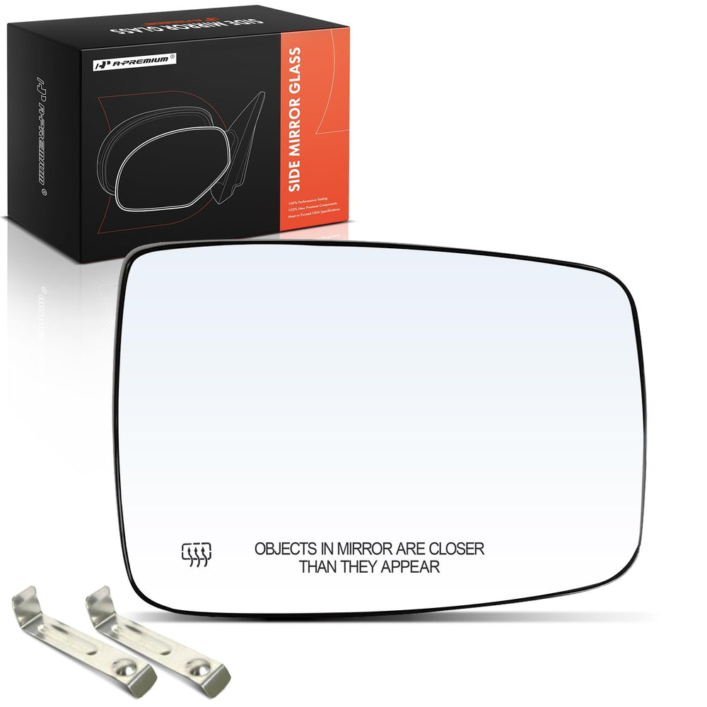 A-Premium right passenger heated mirror glass for Dodge Ram 1500 improves visibility in rain