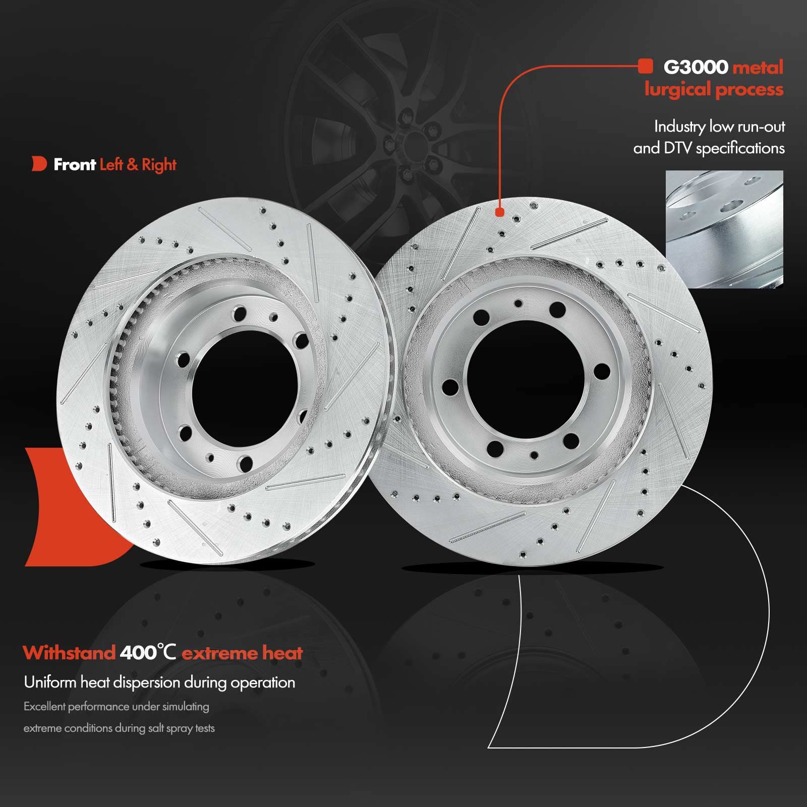 A-Premium rotor reference S31327 ensures exact vehicle compatibility