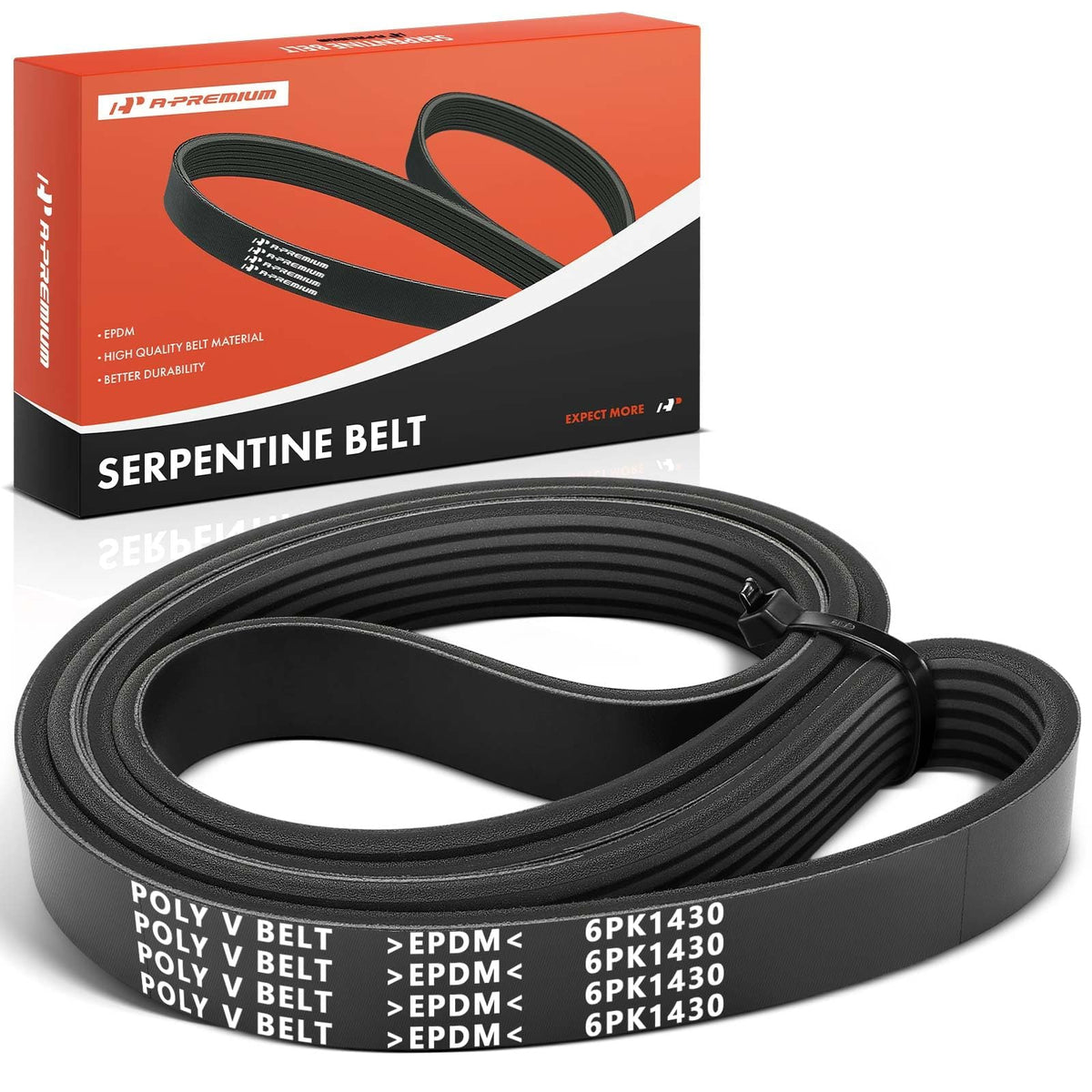 A-Premium serpentine belt for Nissan Altima and Rogue ensures smooth engine drive