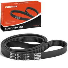 A-Premium serpentine belt for Nissan Rogue 71.18-inch fit, supports reliable engine power.